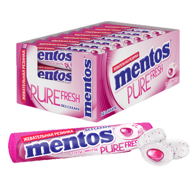 Ж/р Mentos РОЛЛ Pure Fresh Тутти Фрутти